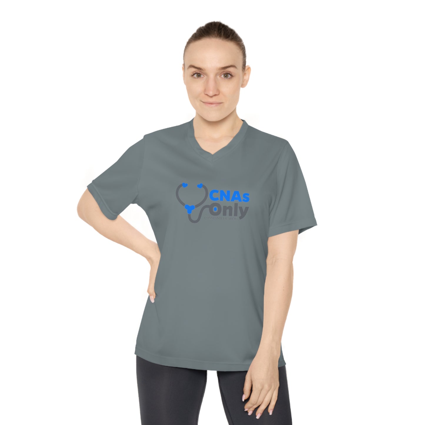 CNAs Only V-Neck Tee
