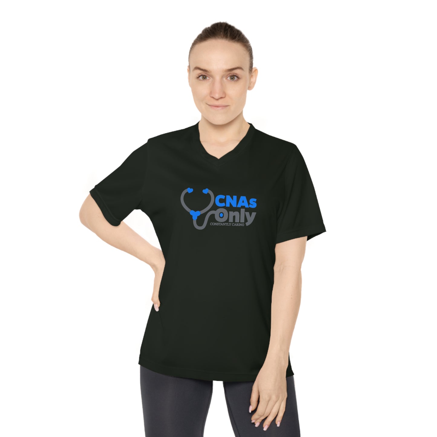 CNAs Only V-Neck Tee
