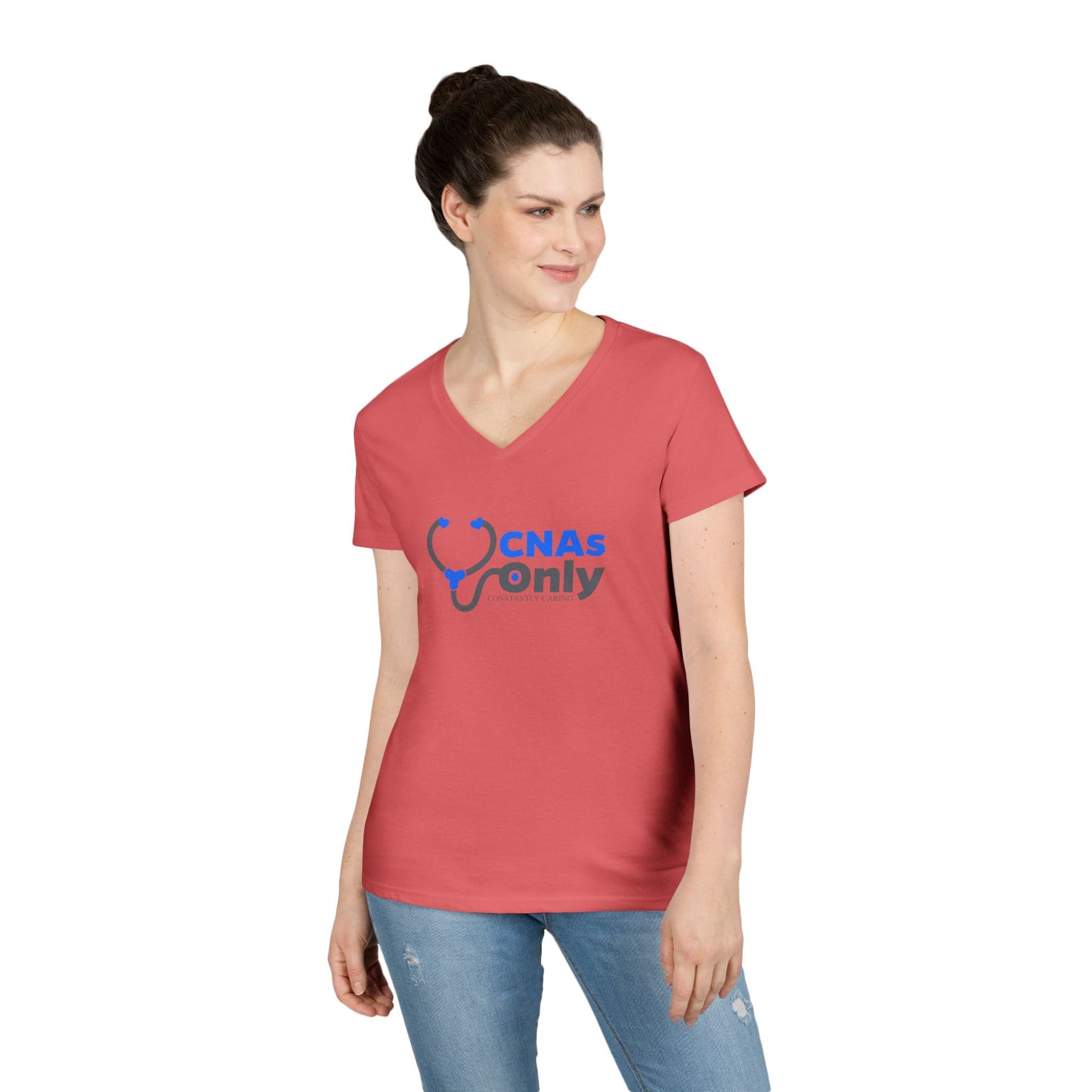 CNAs Only V-Neck T-Shirt