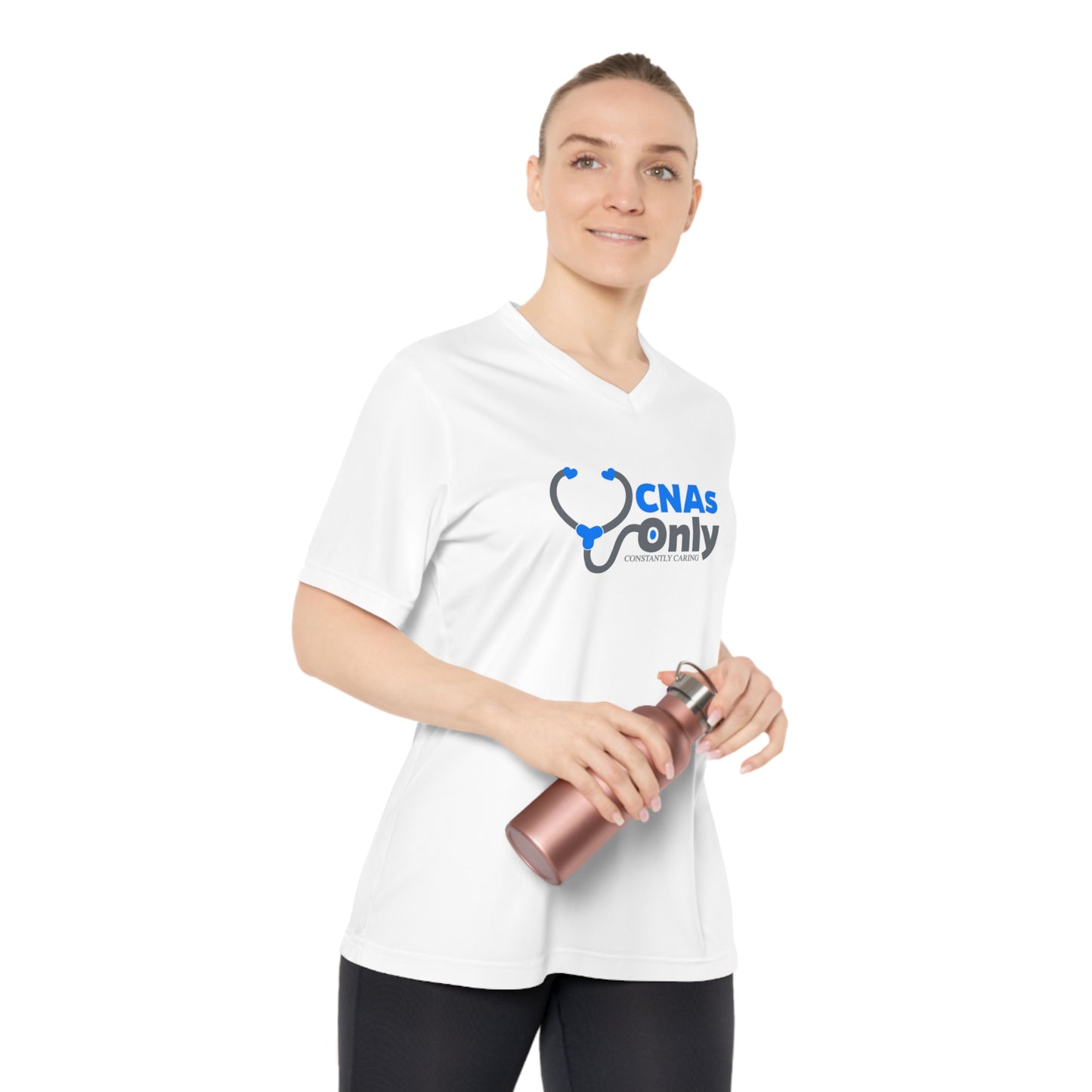 CNAs Only V-Neck Tee