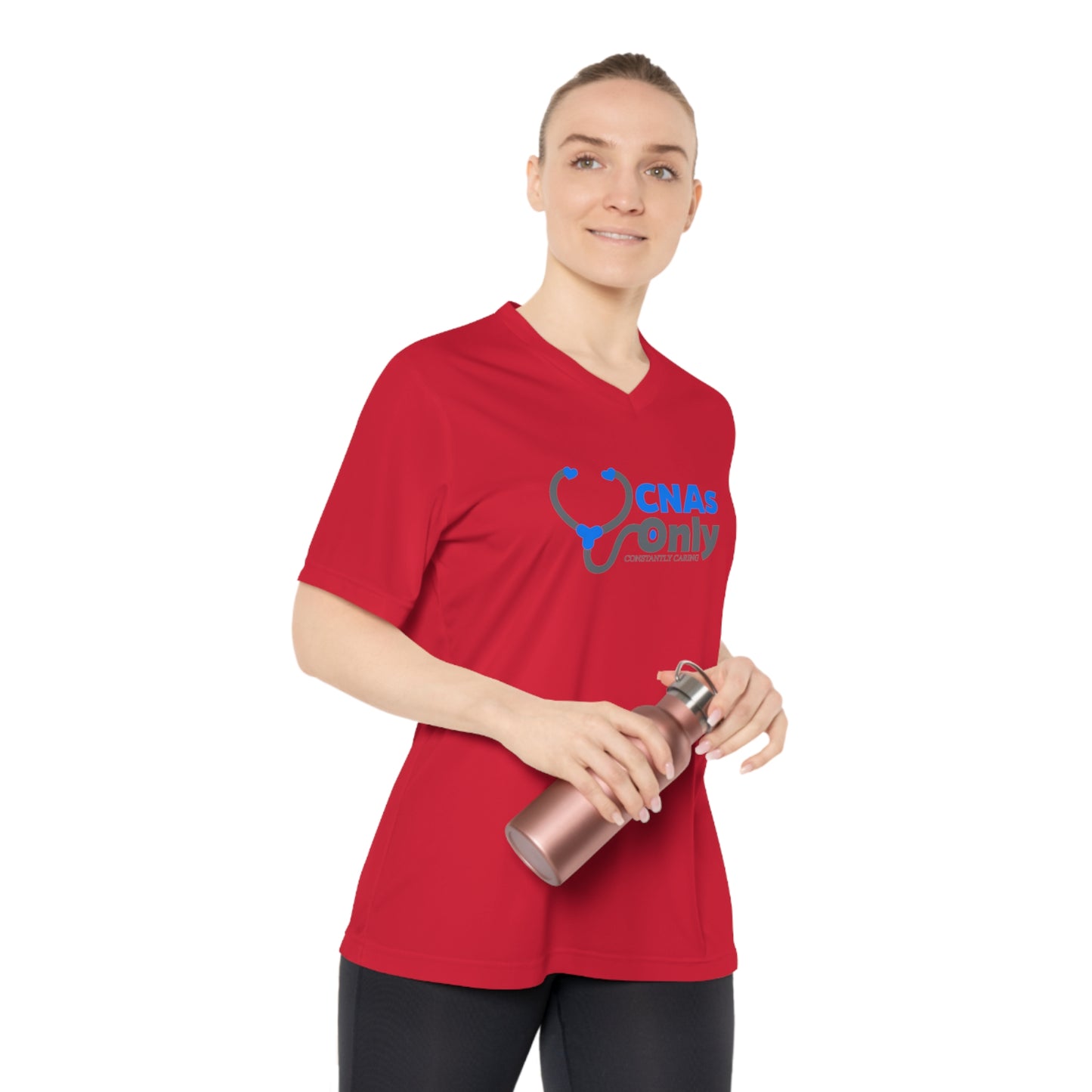 CNAs Only V-Neck Tee