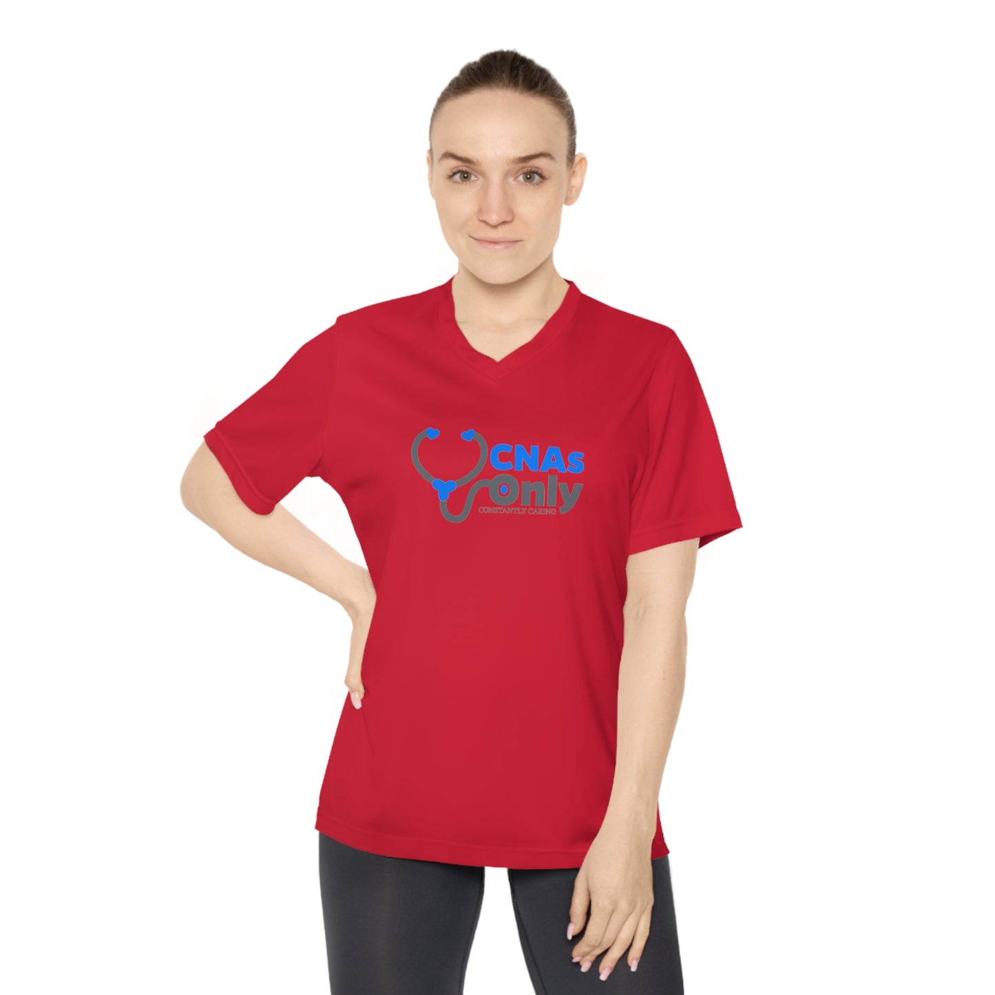 CNAs Only V-Neck Tee