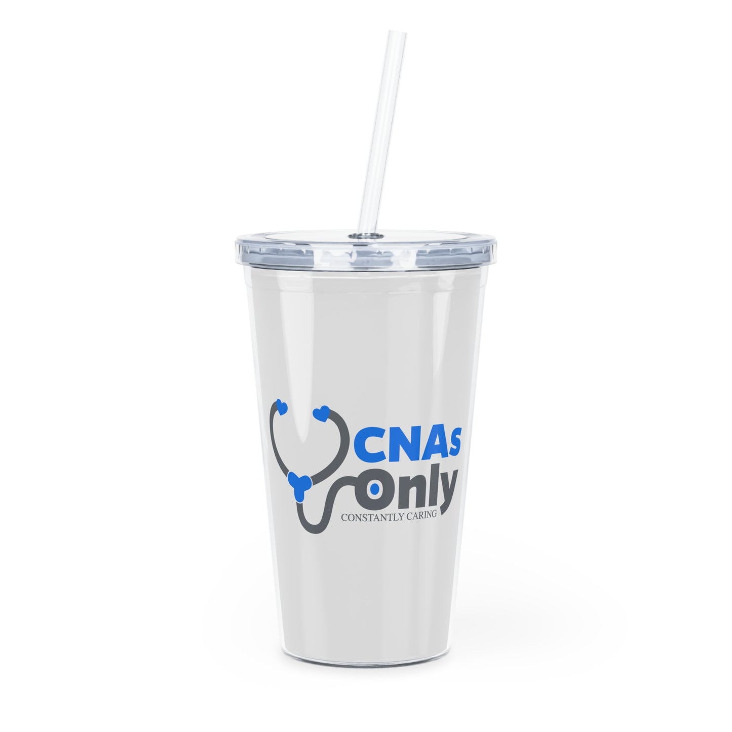 Tumbler CNAs Plastic Tumbler with Straw