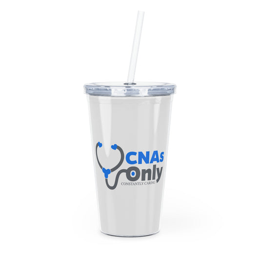 Tumbler CNAs Plastic Tumbler with Straw